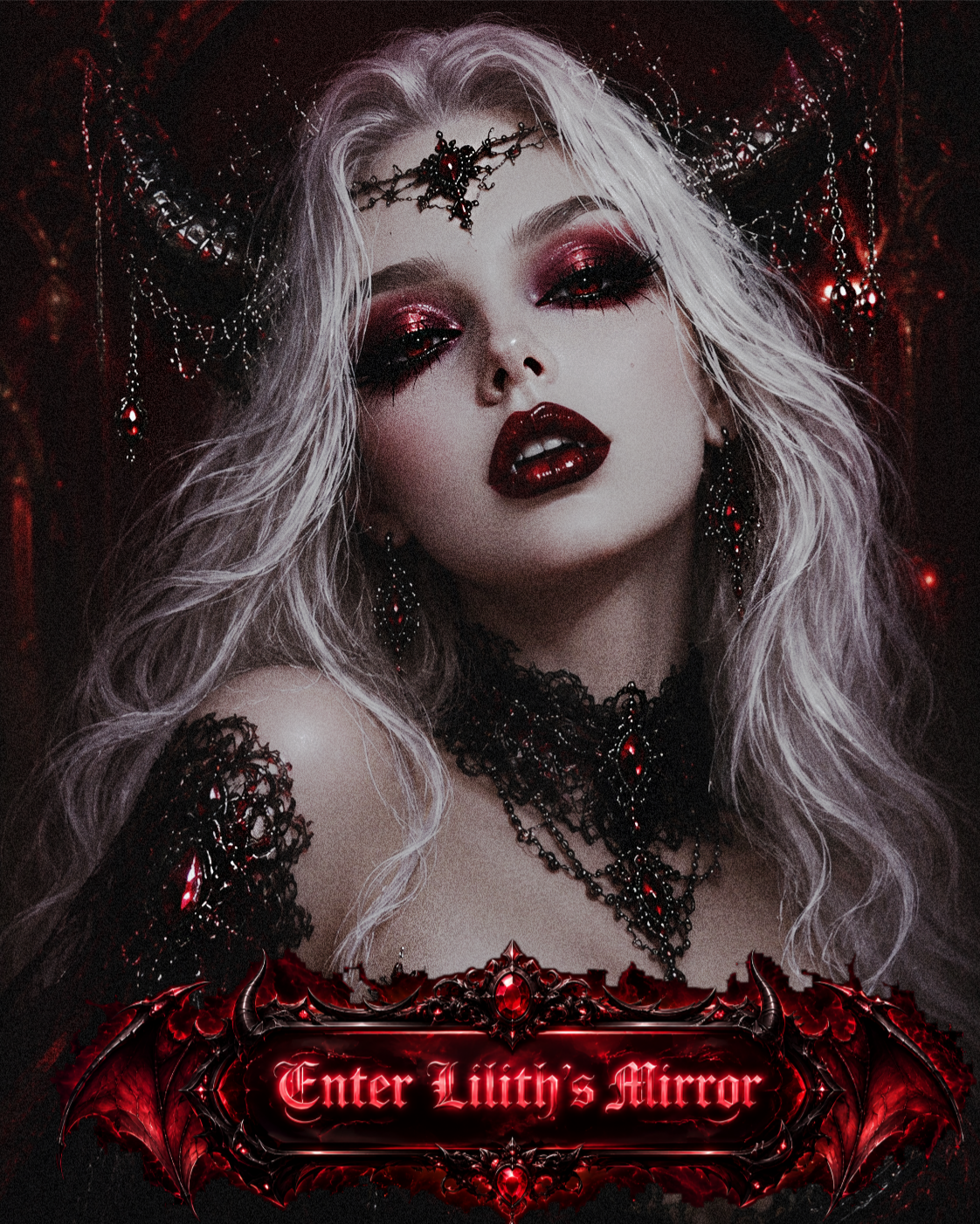 Lilith’s Mirror dark divine feminine oracle homepage